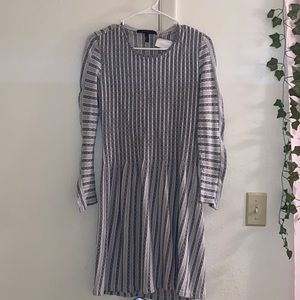 Gorgeous Blue and White Dress